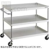 【メーカー直送・代引不可】TRUSCO　フェニックスワゴン　900X600XH740 3段　W色（ホワイト）PEW-793-W(488-3845)(PEW793W)　写真は代表画像になります。｜激安工具のタツマックスメガ