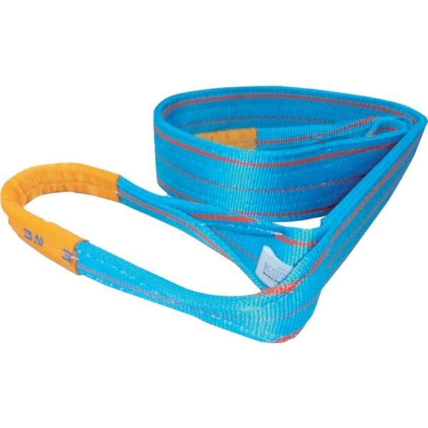 【スリング商品がお買い得価格】TESAC(テザック) ブルースリング(JIS4等級・両端アイ形) 荷重4.0t 全長4.0m 4E100X4【クレーン/ホイスト/吊り作業】