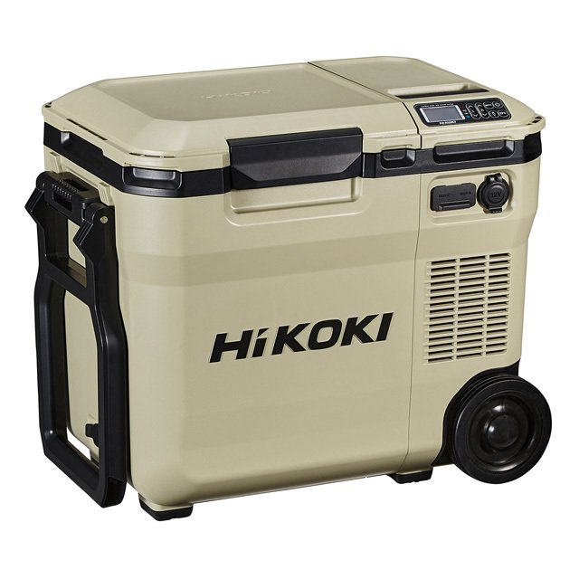 (限定特価)HiKOKI(ハイコーキ)18V コードレス冷温庫 サンドベージュ UL18DC(WMBZ) マルチボルト蓄電池1個付(充電器別売)充電機能付き【DIY/電動工具/アウトドア/冷温/スポーツ】|激安工具のタツマックスメガ
