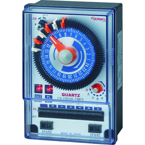 （メーカー直送 代引不可）ＳＵＮＡＯ スナオ電気 カレンダータイマー ET200PC [324-9701] 【タイマー】[ET-200PC]