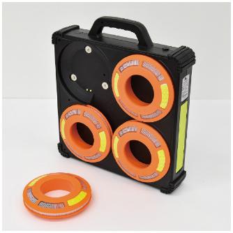 山善　YAMZEN　ドーナツフラッシュセット　YN-DONUTFL-SET（YNDONUTFLSET）　工事灯　誘導灯　照明
