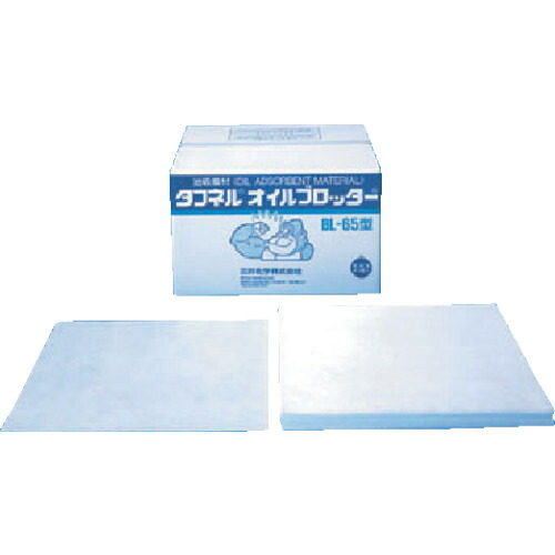エム・エーライフ 油吸着材 タフネルオイルブロッター マット状 500×500mm 厚さ4mm 100枚入り (BL-50) (284-1193)|激安工具のタツマックスメガ