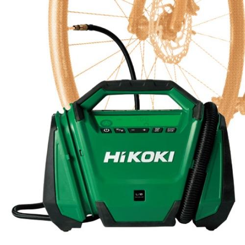 (6月中旬頃入荷予定)HiKOKI(ハイコーキ)　コードレス空気入れ　UP18DA(NN)　本体のみ　※充電器・バッテリー別売 【タイヤ空気入れ】