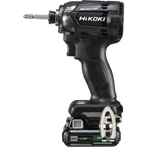HiKOKI(ハイコーキ) 10.8V インパクトドライバ WH12DCA(2LSB) ストロングブラック ※ビット別売 ※バッテリー(BSL1240M)2個・充電器・ケース付 【電動工具/DIY/ねじ締め】