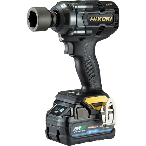 (限定色) HiKOKI (ハイコーキ) 36V コードレスインパクトレンチ WR36DH(2XPSZ)(BG) ブラック&ゴールド ※バッテリー2個・充電器・ケース付き ※ソケット別売 (697-3003) 【DIY/電動工具/インパクトレンチ/黒金】|激安工具のタツマックスメガ