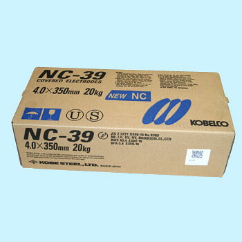 神戸製鋼　溶接棒　NC-39 4.0Φ 20kg (5kgx4箱）【NC39】注意写真は、代表画像です。ご了承ください。｜激安工具のタツマックスメガ