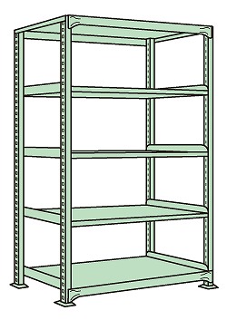 【法人限定：代引き不可】 中量棚B型 B-2345