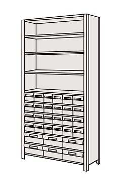【法人限定：代引き不可】 物品棚LEK型樹脂ボックス LEK2111-30T