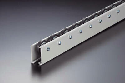 ＴＲＵＳＣＯ ホイールコンベヤ 天然ゴム裏打ちΦ４０Ｘ９ Ｐ７５Ｘ２４００ V40G752400 [300-5941] 【ホイールコンベヤ】[V-40G-75-2400]