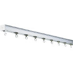 (直送品 代引不可)岡田 Ｄ４０レール３ｍスチ－ル 15L30SL [282-6836] 【カーテンレール】[15L30-SL]