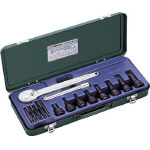 【ソケットレンチが割引価格】ＴＯＮＥ　ヘキサゴンレンチセット　１５ｐｃｓ AH4133 [369-7258] 【インパクト用ソケットレンチ】[AH4133]｜激安工具のタツマックスメガ