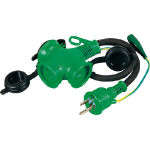 (限定特価9) 日動 アース付防雨型延長コード 20Ｍ PPTW20E [368-6604] 【延長コード】[PPTW-20E]