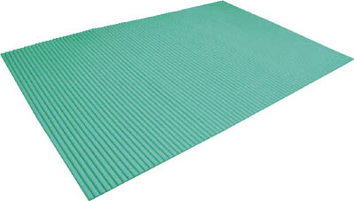 （直送品 代引不可）ＴＲＵＳＣＯ 波型座布団 １２００Ｘ１８００ 緑 TNC1218GN [374-7824] 【安全性のある座布団】[TNC-1218GN]