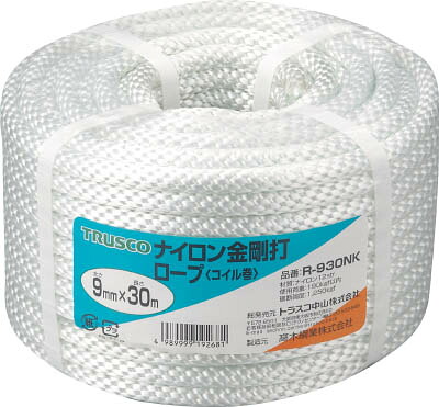ＴＲＵＳＣＯ　ナイロンロープ　金剛打　線径９ｍｍＸ長さ３０ｍ R930NK [511-2800] 【ロープ】[R-930NK]