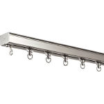 （直送品 代引不可）岡田 Ｄ４０レール２ｍステンレス 25L20SU [384-7900] 【カーテンレール】[25L20-SU]