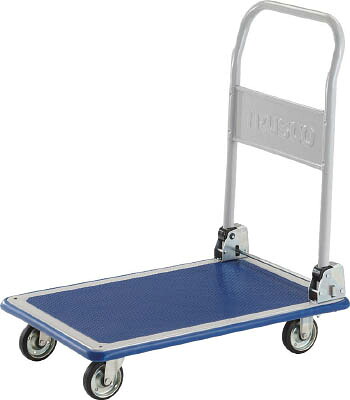 【製造業者直送・代引不可】TRUSCO(トラスコ中山) 押し付ける製手押し車 ドンキーカート 折りたたみ式７４０×４８０ 101N [414-4953] 【押し付ける製持っていく車/搬入/持っていく手押し車】
