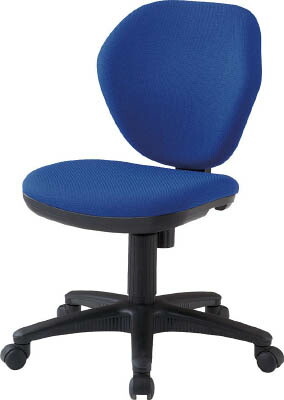 ＴＲＵＳＣＯ トラスコ中山 オフィスチェア 青 T-10-B [T10B] [408-6392] 【オフィスチェア/オフィス用品】