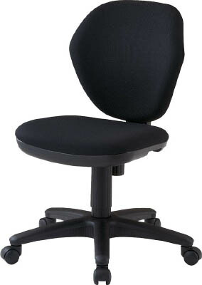 （直送品　代引不可）ＴＲＵＳＣＯ　オフィスチェア　黒 T10BK [408-6406] 【オフィスチェア】[T-10-BK]｜激安工具のタツマックスメガ