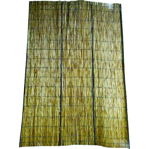 （直送品 代引不可）ＴＲＵＳＣＯ 飛び切りたてず 赤銅色（炭化葦） １０尺×６尺 (TTZBR106) (195-3223)