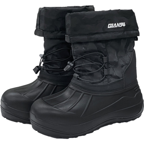 ＫＥＩＡＩ 防寒長靴 ＧＩＡＮ９４ 細工物ブーツ カモフラブラック Ｍ (709-2812) (249089)
