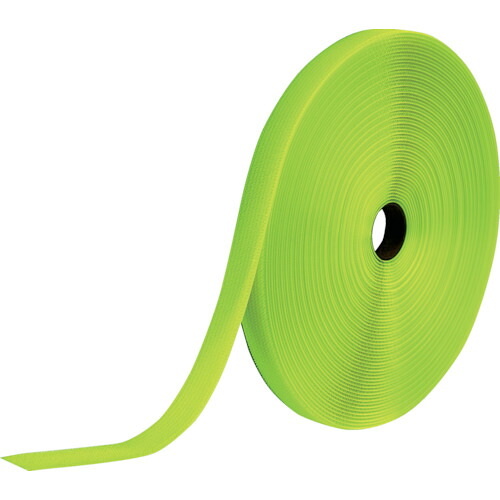 ＴＲＵＳＣＯ　フリーマジック［［Ｒ下］］結束テープ片面蛍光イエロー２５ｍｍ２５ｍ (856-0783) (MKT25BLY)