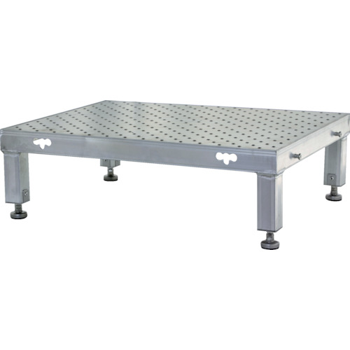 ＴＲＵＳＣＯ かかわり合い式軽銀足取り（凸板手合い）６００Ｘ４５０ 高さ１９０～２２０ (256-7940) (TASP64H)