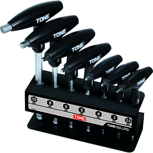 ＴＯＮＥ　グリップボールポイントヘキサゴンレンチセット (217-8916) (TGBHW700)