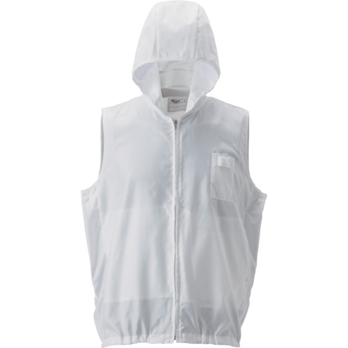 ＧＯＬＤＷＩＮ 冷房装置服［［Ｒ上］］ボンネット付き添い人アウターベスト 白 Ｌ (682-1711) (PK2911WL)