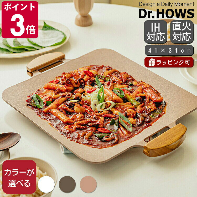 ドクターハウス ソリッド グリルパン Dr.HOWS SOLID 【マルチグリドル キッチン 調理器具 ギフト 結婚祝い プレゼント お中元 贈り物】【キッチン用品】【ギフト】