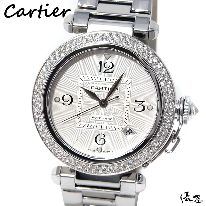 Cartier カルティエ パシャ　コマ 18mm 楽天市場】【Cartier】カルティエ パシャ 38mm 14P ダイヤモンド