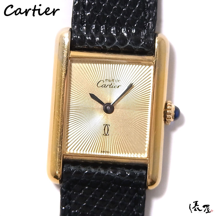 楽天市場】【国際保証書】 カルティエ マストタンク SM 【極美品】 QZ