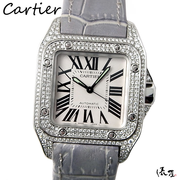 楽天市場】【オーバーホール済】カルティエ サントス ガルベ 自動巻