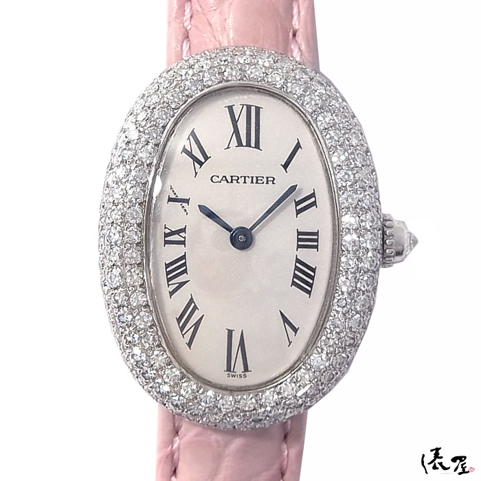 楽天市場】【オーバーホール済】カルティエ ミニベニュワール ダイヤ