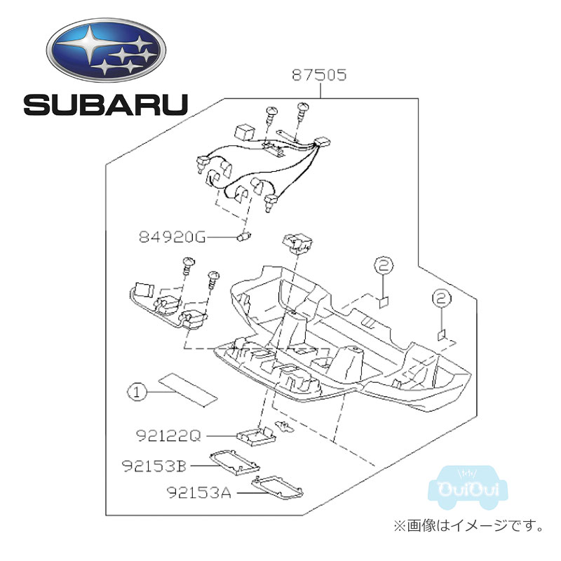 楽天市場】87505VA012JC【スバル純正】アイサイトカバー(ブラック