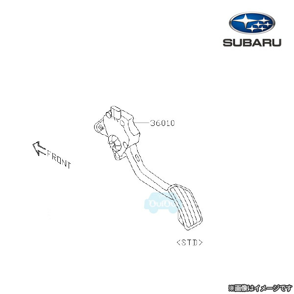 楽天市場】36010FL012【スバル純正】アクセルペダル アセンブリ