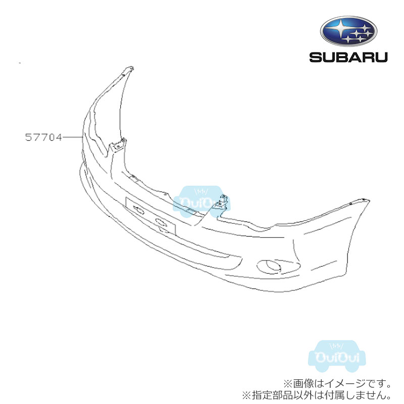 57703VC210--フロントバンパーフェース ※補修・交換用部品WRX S4(VBH)前期用