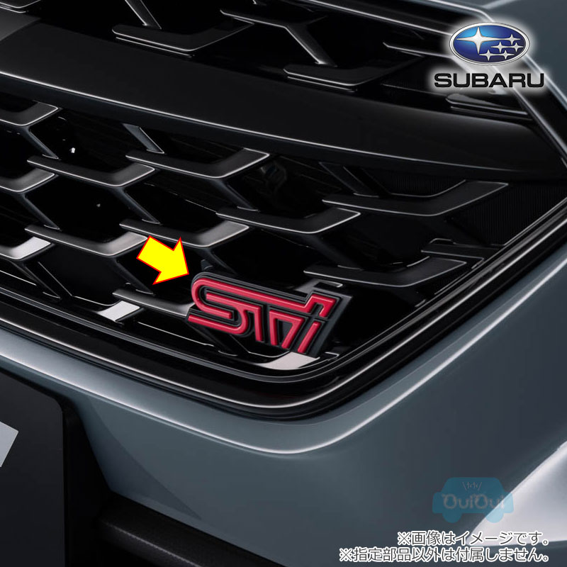 楽天市場】J1017VC110※品薄※【スバル純正】フロントグリル STI