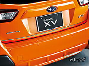 Xv 車用品 スバル純正品 お取り寄せの為 納期がかかります その他 正規品 代引不可 スバル オレンジ ちいさなクルマ専門店ウイウイ練馬 パーツ J1017fl870 取寄品 純正品 テールゲートガーニッシュ