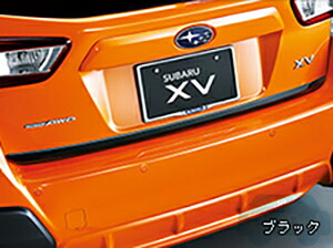 J1017FL880【スバル純正品】テールゲートガーニッシュ ブラック スバル XV インプレッサSPORT
