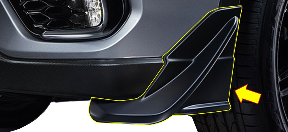 ST96020SE020【スバル純正】STI フロントサイドアンダースポイラー フォレスター(SK)A型~C型|ちいさなクルマ専門店ウイウイ練馬