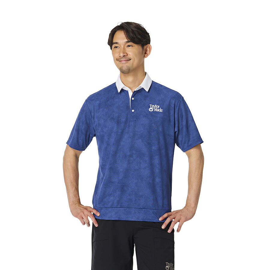 テーラーメイド ゴルフ HT TIE-DYE SUMMER S/S POLO PULLOVER / ダークブルー｜テーラーメイドゴルフ　店 9,196円