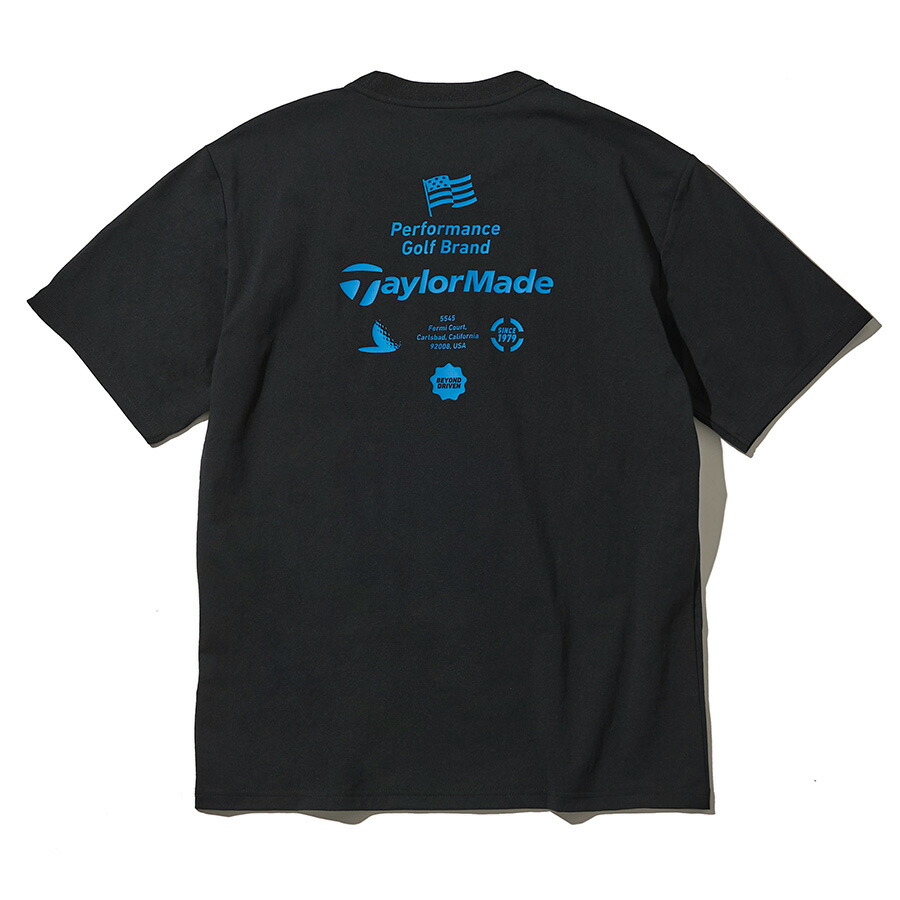Taylormade テーラーメイドゴルフウェア メンズ Tシャツ 春夏 人気 楽天市場】テーラーメイド ゴルフ GOLF BACK PRINT S/S TEE / ブラック