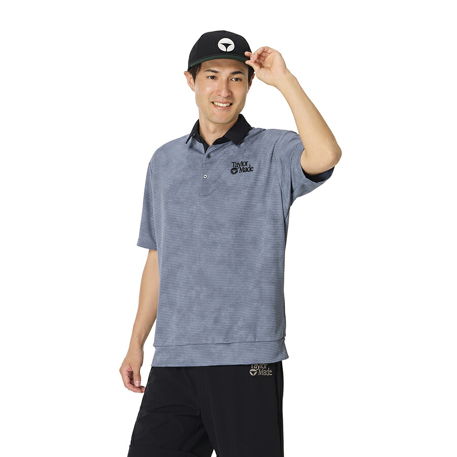 テーラーメイド ゴルフ HT TIE-DYE SUMMER S/S POLO PULLOVER / グレー|テーラーメイドゴルフ 店