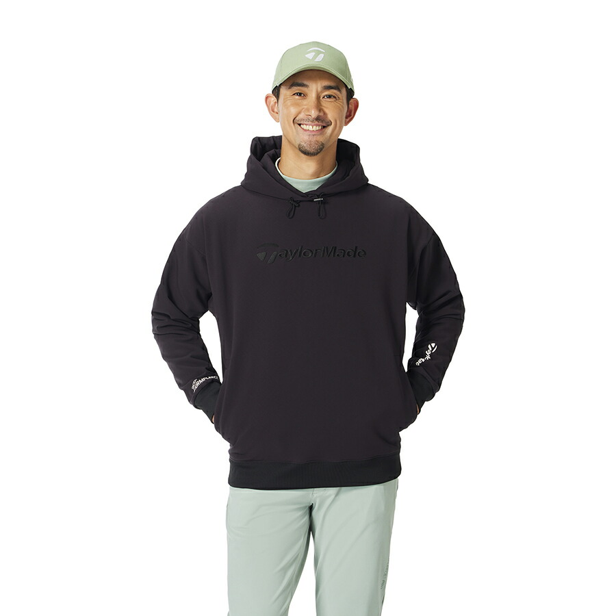 楽天市場】テーラーメイド パーカー ネイビー×白 ロゴプリント 裏起毛