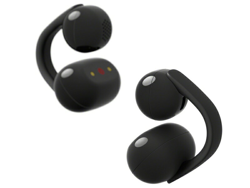 【新品】SONY LinkBuds Clip WF-LC900 (B) [黒いこと] ワイヤレスイヤホン