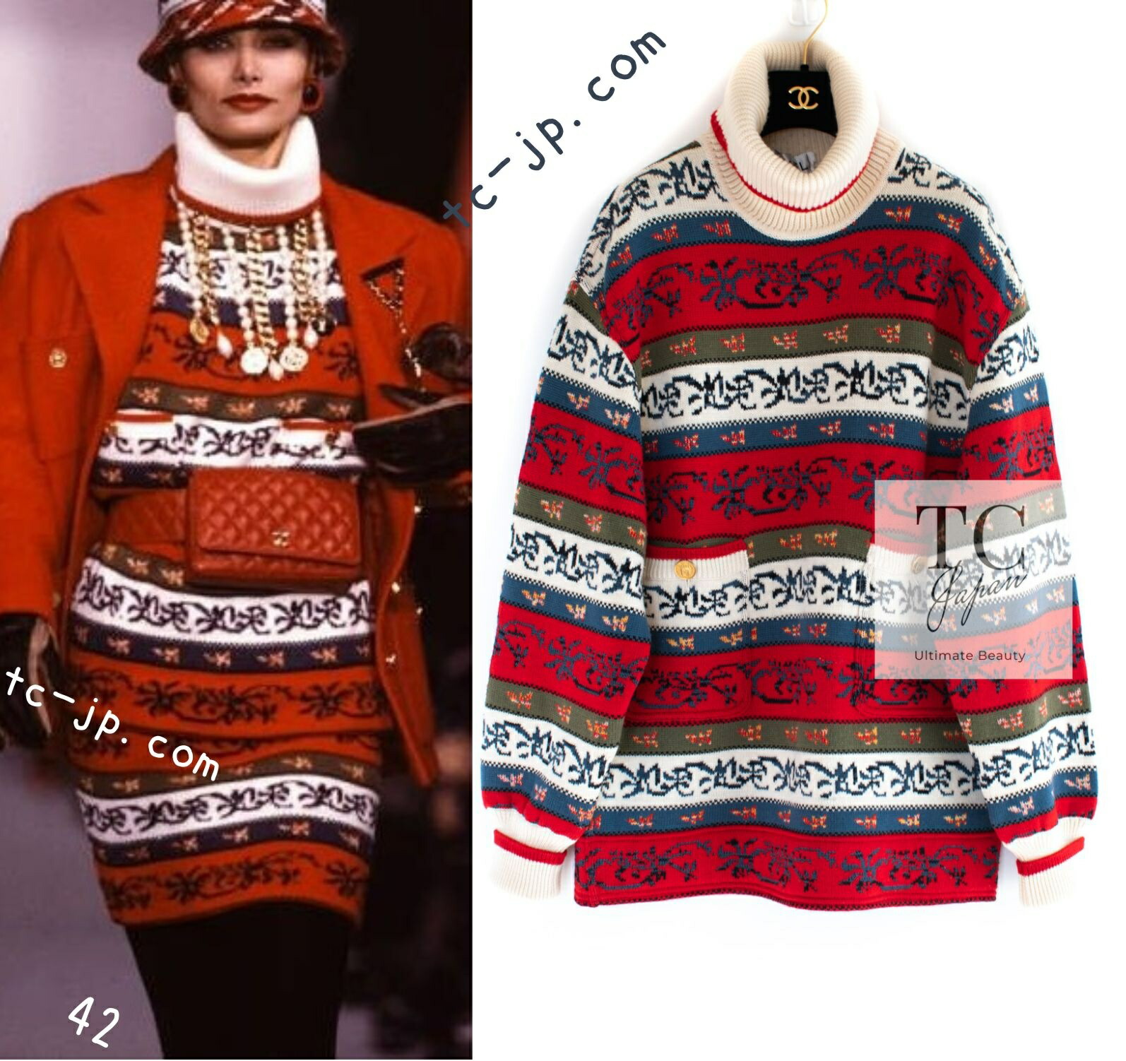 楽天市場】[USED/中古]CHANEL シャネル ニット・セーター 長袖