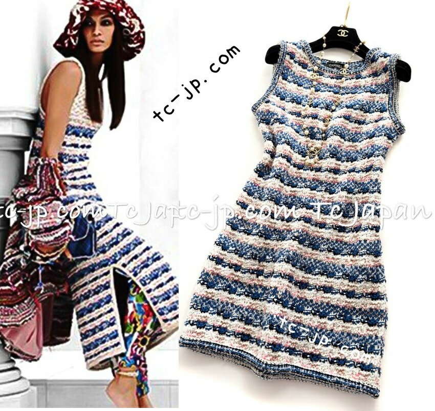 楽天市場】[中古] シャネル 春夏 ワンピース CHANEL ピンク カシミア