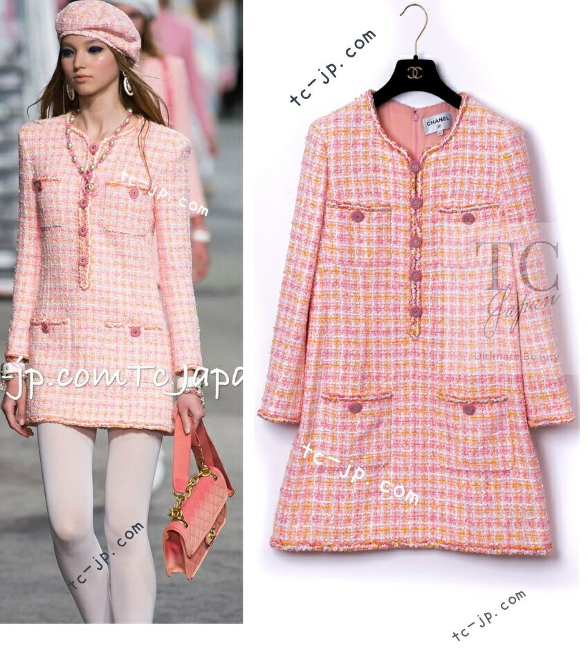 シャネル◇スパンコール◇半袖ワンピース◇極美品◇訳あり◇タグ•ボタン•ハンガー付 楽天市場】2024年 クルーズ 新作 CHANEL シャネル スパンコール ココ