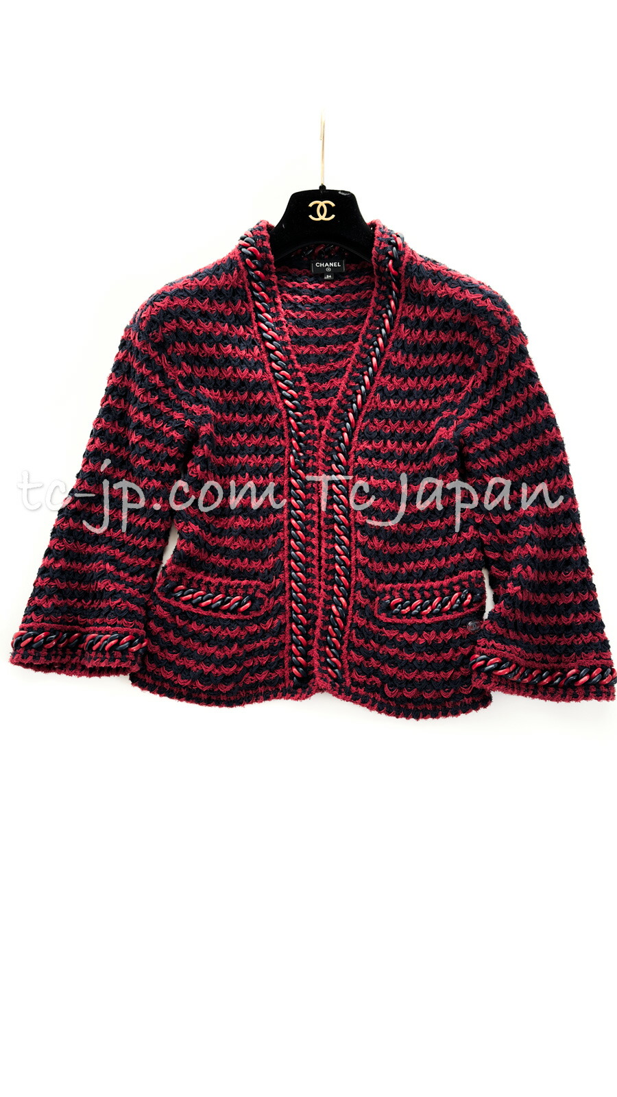 楽天市場】[中古] シャネル カーディガン CHANEL 74万 ブルー