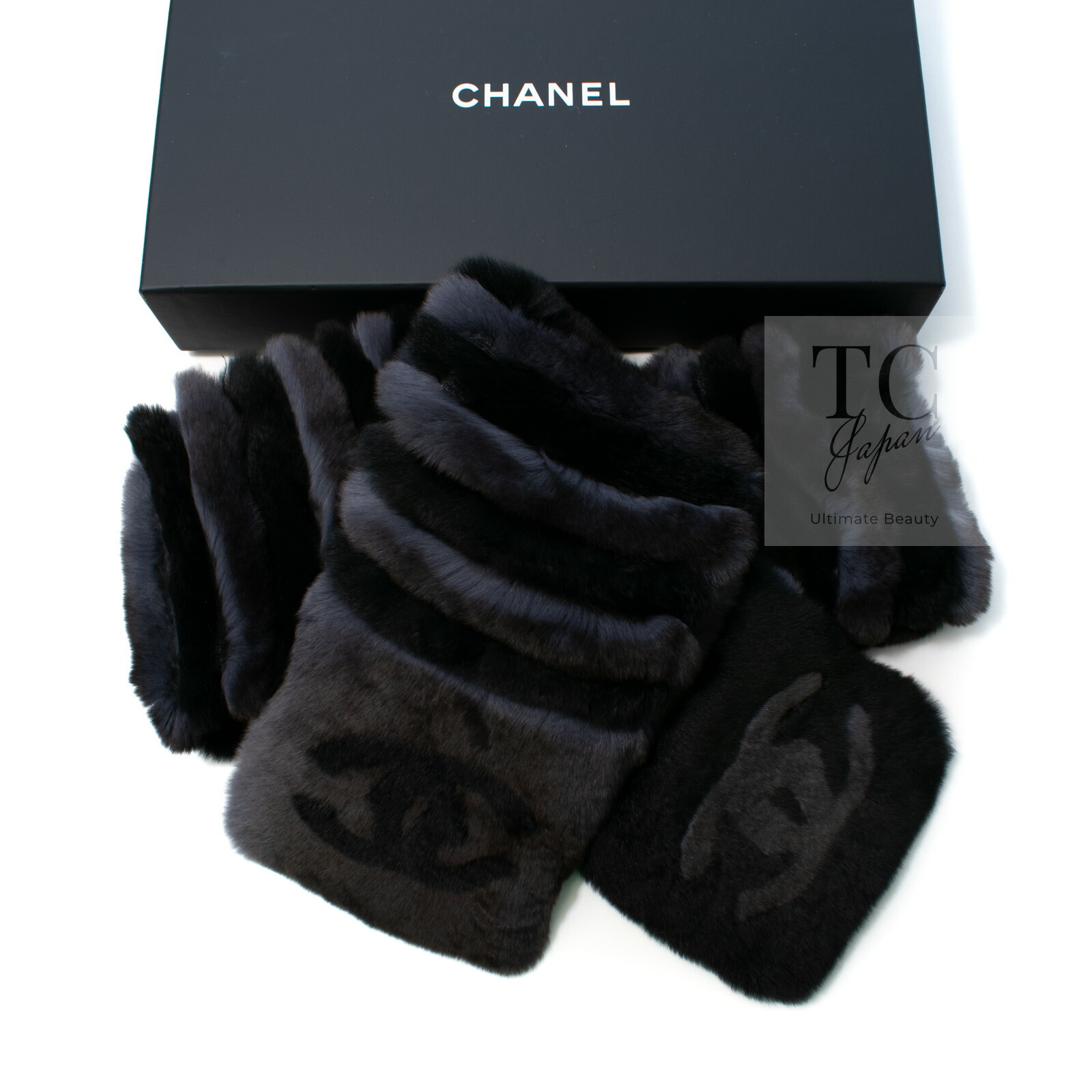 楽天市場】【中古】CHANEL シャネル マフラー ラビット カシミヤ